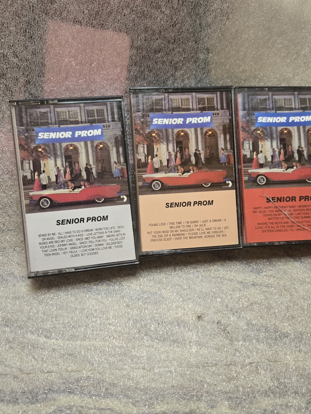 SESSIONS Vintage Audio Tape with Peach Label and Black Housing